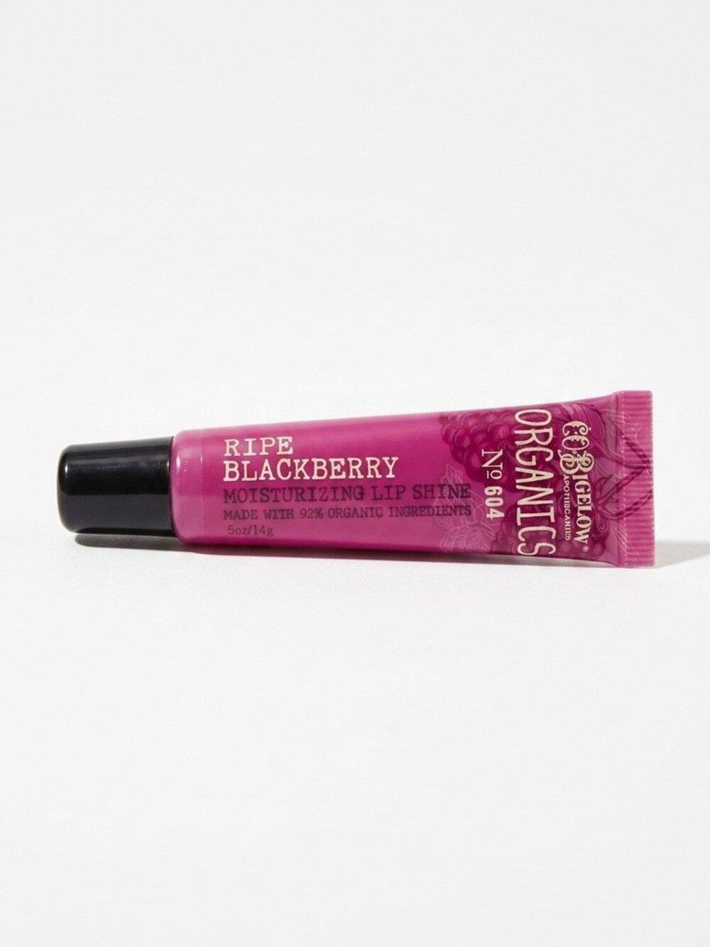 C.O. Bigelow Organics Lip Shine Ripe Blackberry 604 Sealed